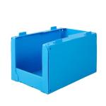 Corrugated Plastic Stackable Warehouse Bins Foldable
