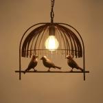 Nordic bird chandelier Bedroom Amercian country drop light kitchen restaurant
