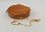 Mini Day - Used Handmade Clutch Purse , Women Round Unique Clutch Purse