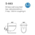 Modern Ceramic WC Toilet Bowl Wall Mounted Luxury Rose Golden Color Bathroom