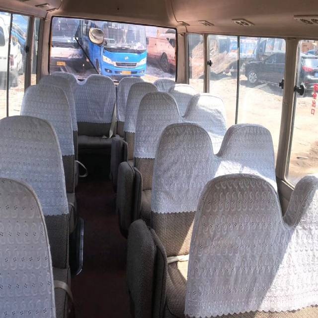 Left Hand 50000Miles Used Coaster Bus Manual Transmission Type