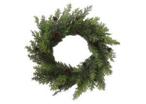 Quality 24&quot; Artificial Christmas Wreaths For Window Decor wholesale