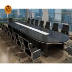 Antibacterial Solid Surface Conference Table Oval Meeting Room Table