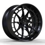 Fit for Nissan GTR 5x114.3 Custom 2-PC Forged Alloy Rims Gloss Black Staggered