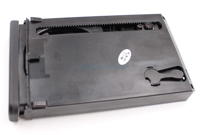 ISO 9001 Certification Car Parts Mold Black Front Dash Cup Holder +/ - 0.005 mm Tolerance