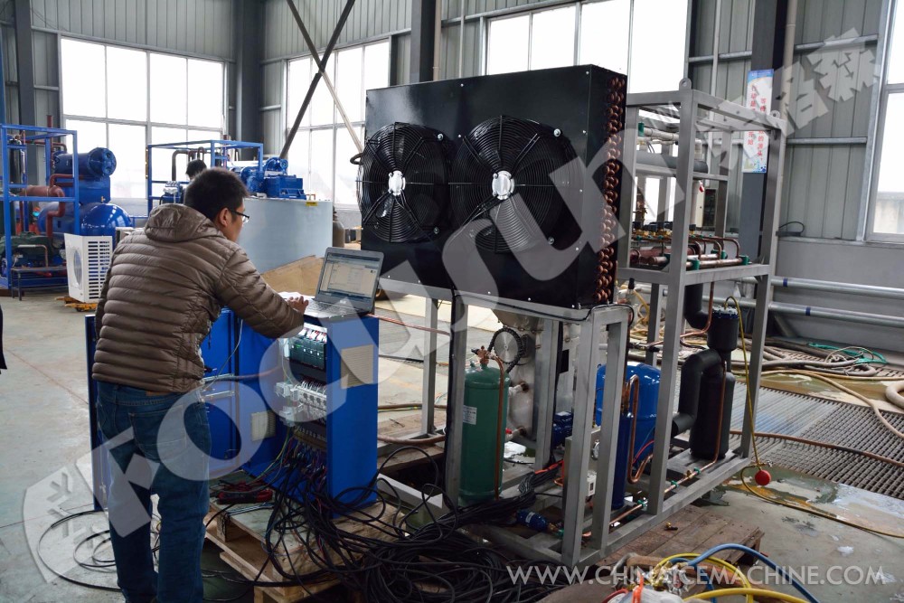 1 Ton Cube Ice Machine For Cold Drinks Edible Ice Customized