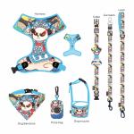 Heavy Duty Pet Harness Vest Sweat Resistant Poop Bag Holder