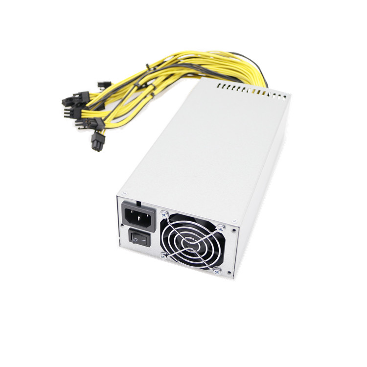 Wholesale 2400W 92% enficiency 10*6Pin High Power Server Power Supply With Two 8-centimeter Double Ball Fan