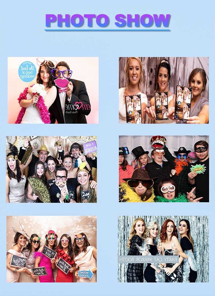 Oval Magic Mirror Photo Booth Wedding Mirror Photo Booth With Camera And Printer Kiosk