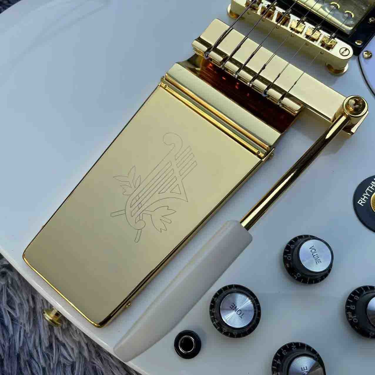 Custom 63 white Les Paul Custom SG body style Electric Guitar