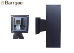 Black Up And Down LED Outdoor Wall Lights , Square Outside Wall Lights 2 Years
