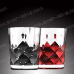 Custom Wine Whisky Drinking Reusable Glass Cup Clear