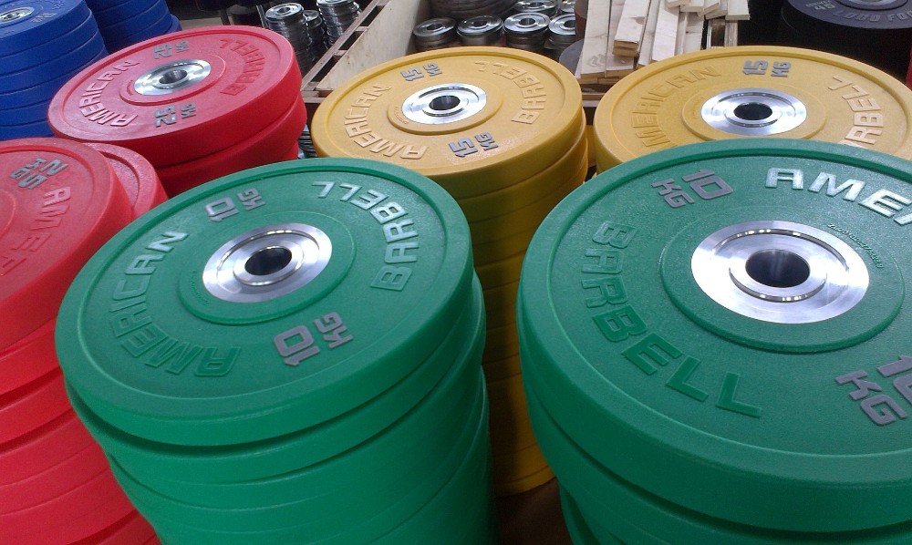 Crossfit Barbell PU Weight Lifting Bumper Plate