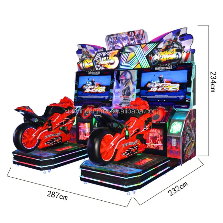 5DX Super Bike Motorcycle Racing Arcade Machine Cabinet 2 Player