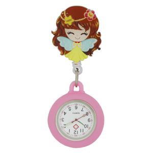 Quality Silicone Stretchable Nurse Watches Cute FOB Pocket Nurse Watch Medical Watches Round Dial Nurse Clocks Fashion Doctor Gi wholesale