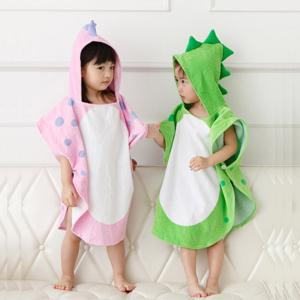 Quality Cotton Cartoon Cloak Children'S Hooded Bathrobe For Beach wholesale