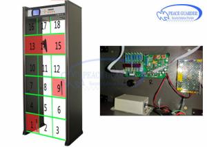 Quality Bilingual Remote Control Walk Through Metal Detector Gate For Police Facilities wholesale