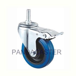Quality 265LBS 120KG Medium Duty Casters Stem Swivel Caster With Brake wholesale