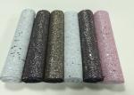 Shoes making material PU glitter artificial factory price synthetic leather