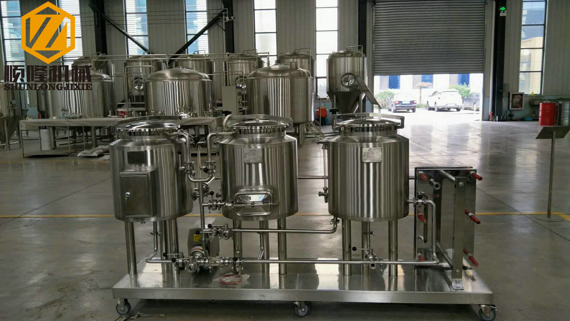 German Style Stainless Steel Brewing Systems Centrifugal Wort Pump For Home / Bar