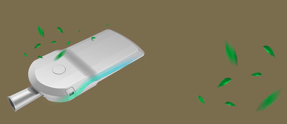 Inventronics Driver LED Street Light With Daylight Sensor and High CRI for Pole Mount Installation