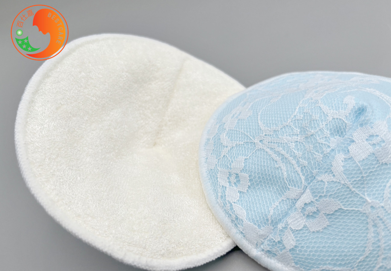 Lace Reusable Breast Pads Sensitive Skin Feminie Lacation Breathable Anti Bacterial Odor
