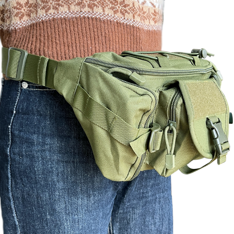Unisex Outdoor Training Waist Bag for Active Lifestyle and Exercise in Nylon