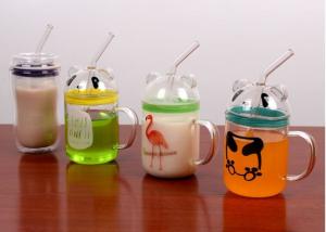 Quality exquisite hand blown glass cup Baby bottle scale cup wholesale