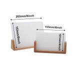 U Shaped Wooden Base Sublimation Acrylic Photo Frame LED For Sublimation Coating