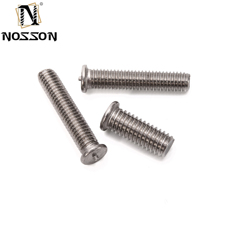 High Polishing Silver Stainless Steel SS304 Forged Blind Hole Weld Bolt for Industrial Applications in DIN Standard
