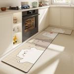 Custom Cartoon Animal Kitchen Waterproof Anti-oil Mat for Scrubbing and Fatigue