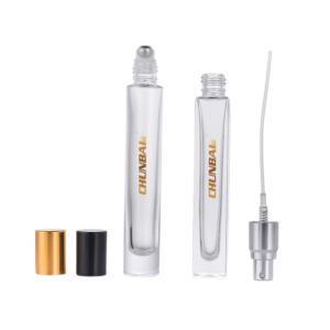 Quality Roll On 10ml Glass Perfume Spray Bottles Atomiser Square Shape wholesale