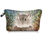 New animal 3d printed makeup dumpling bag