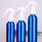Essential Oil / Lotion Cosmetic Aluminum Bottles , Reusable Cosmetic Pump