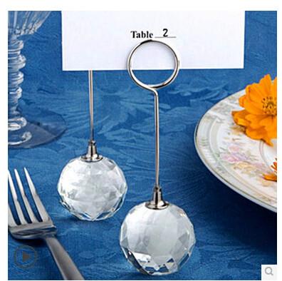 New creative promotion gift product crystal stand business card party wedding