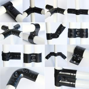 Quality Industrial Cold Rolled Lean Metal Pipe Connectors For ESD Workbench / Work Table wholesale