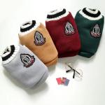 Trendy Pet Vest Preppy Style Knitted Waistcoat For Dog Cat