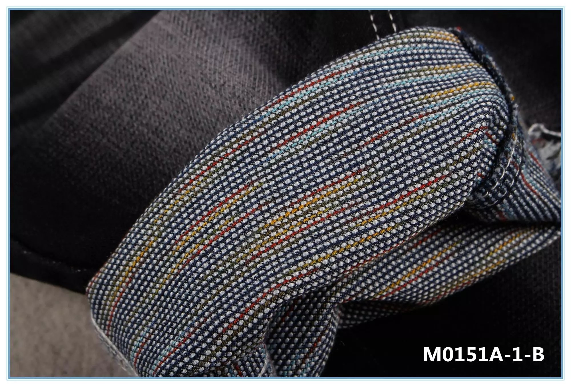 Backside 11.3oz double layer raw denim fabric for jeans and hot pants