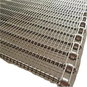 Quality Durable 304 Stainless Steel Eye Link Wire Mesh Conveyor Belt For Dehydration wholesale