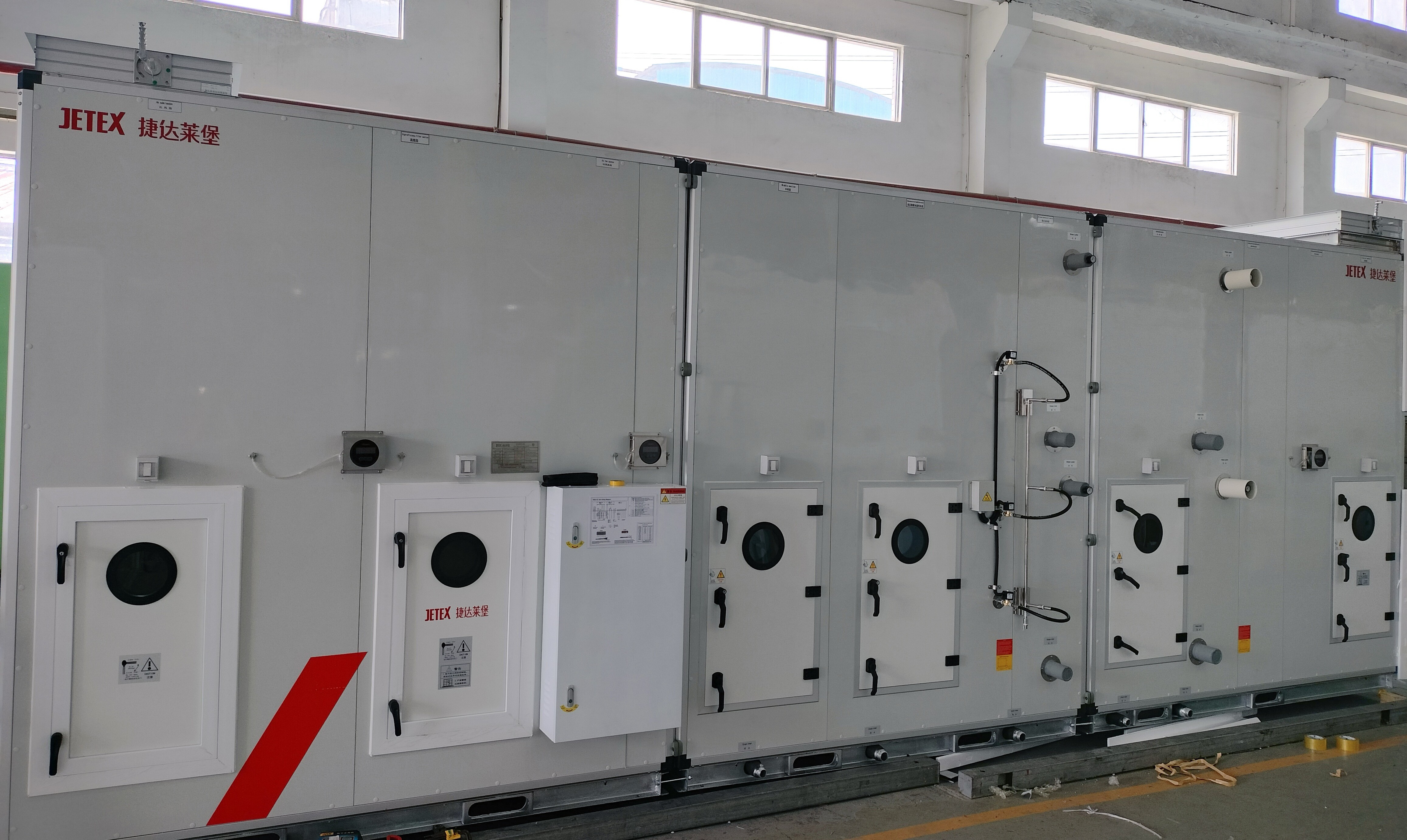 Combination Custom Fresh Air Handling Unit Energy Saving For Clean Workshops