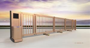 Quality Telescopic Powder Coating Electric Cantilever Sliding Gates 433MHz wholesale