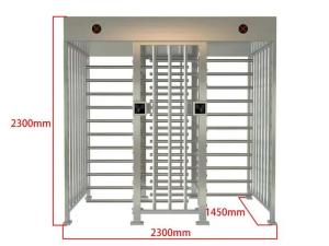 Quality Security Anti Tailing Full Height Turnstile Gate 304 Stainless Steel wholesale