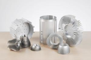 Quality Precision Round Aluminum Extrusion Profiles T8 6000 Series For LED Heatsink wholesale