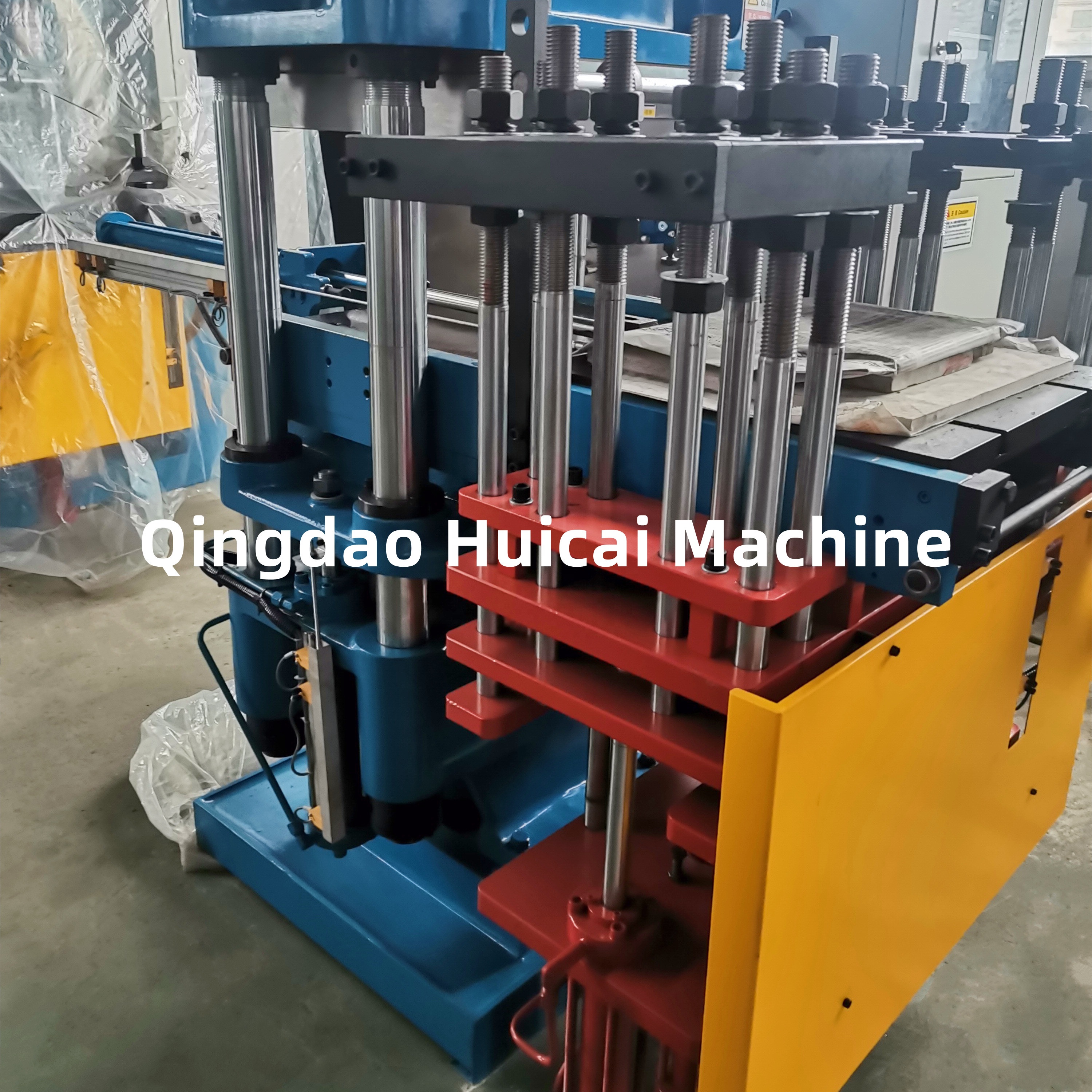 350 mm Piston Stroke Rubber Mat Hydraulic Press Rubber Processing Machine