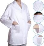 Doctor Scientist Costume Kids Lab Coat And Goggles Children Dress Up Kit With ID