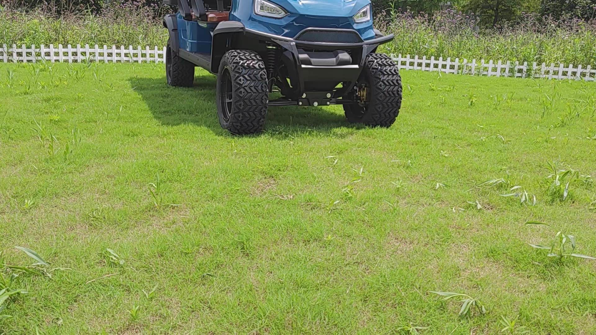 6 Seater Mini Off Road Club Car Golf Cart 480kgs Max Speed 50km/H 4 Wheel Drive