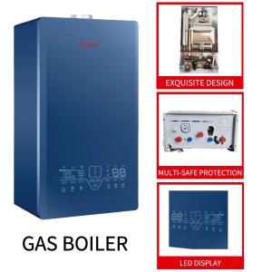 Quality Blue Wall Mount Gas Boiler 26KW Dual Funtion Wall Mounted Natural Gas Boilers wholesale
