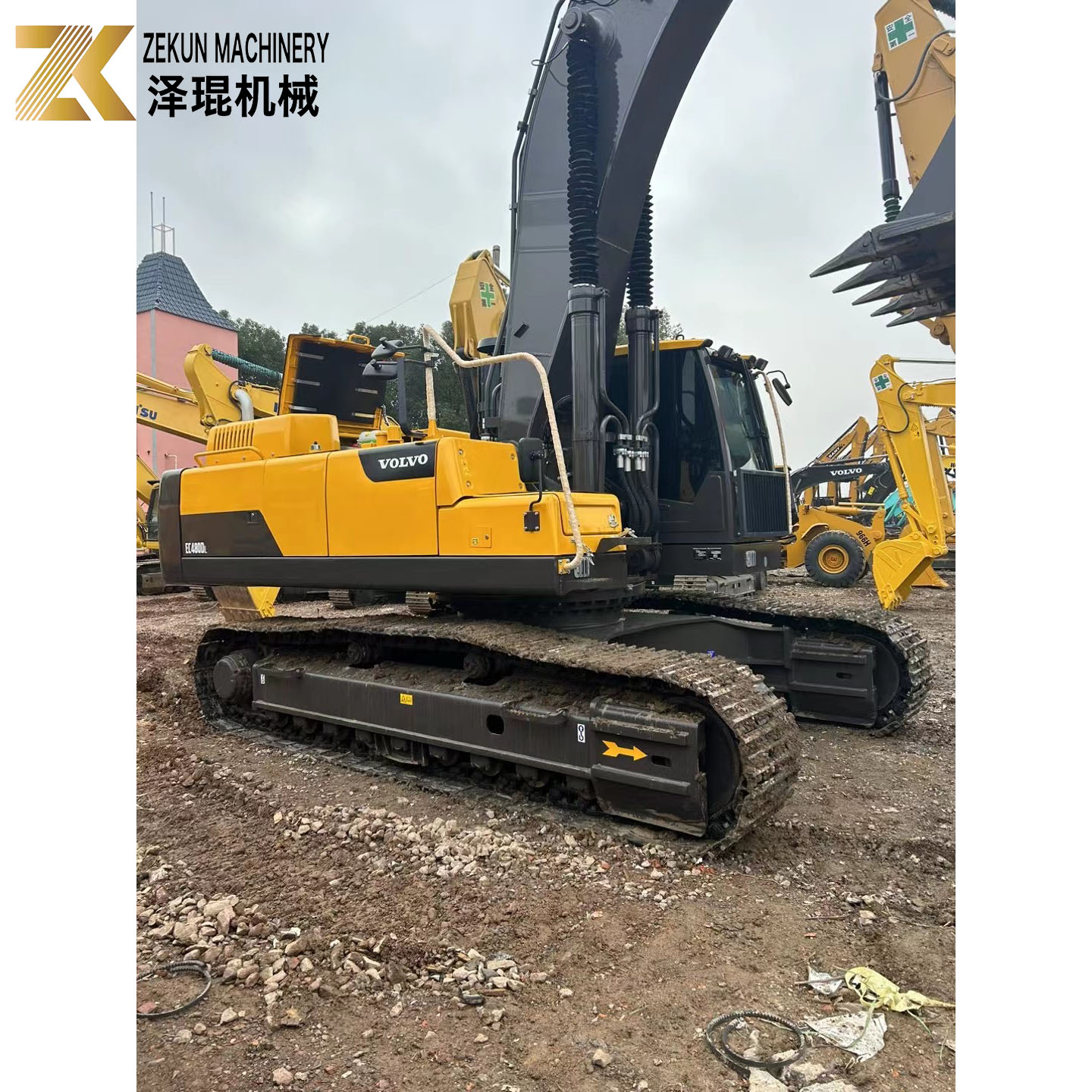 48 Tons Used Volvo Crawler Excavator EC480DL Second Hand EC480DL