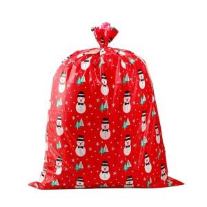 Quality Eco Friendly Colorful Plastic Gift Wrap Bags , Giant Christmas Gift Wrap Bags wholesale