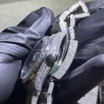 Round Brilliant Cut Moissanite Watch Rolex